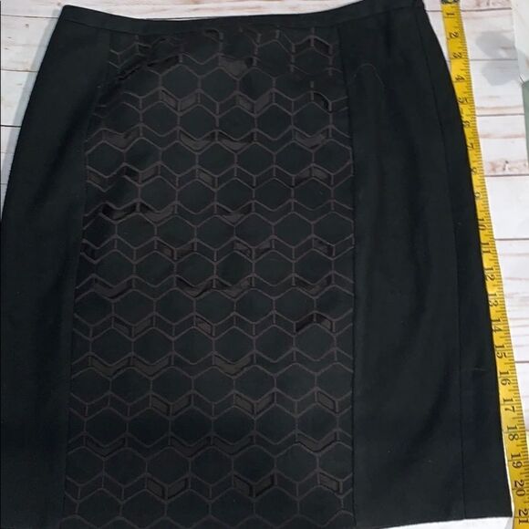 Ann Taylor Black Wool Blend Skirt Size 6 - Picture 6 of 7